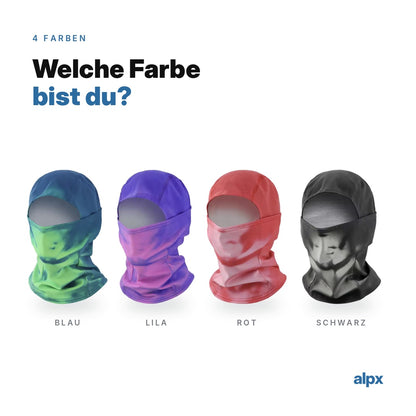 Warme Sturmhaube mit Farbwechsel