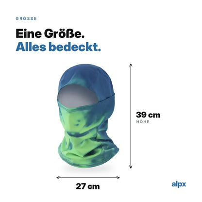 Warme Sturmhaube mit Farbwechsel